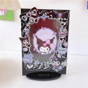 Kuromi Plastic Picture Picture Portrait Frame Black Goth Kawaii